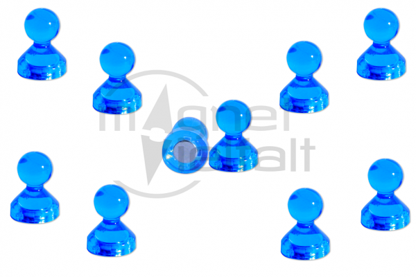 pin magnets blue