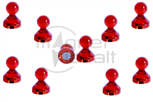 pin magnets red