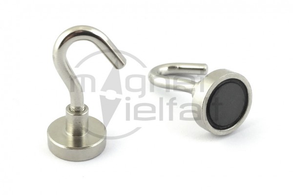 Ferrite Hook Magnets, 16 mm diameter