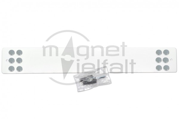 metal bar for magnets long white