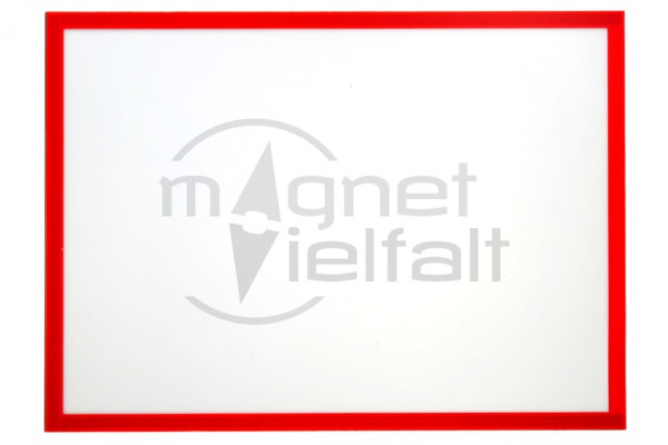 Magnetic frame DIN A4, 229 x 315 mm, color: red